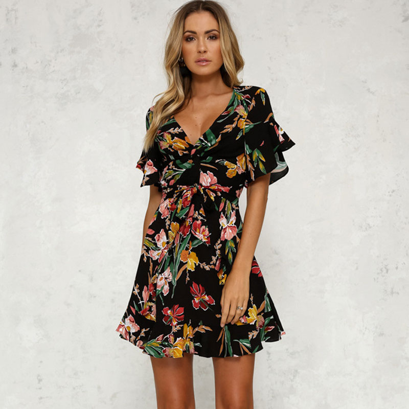 Boho Floral Dress